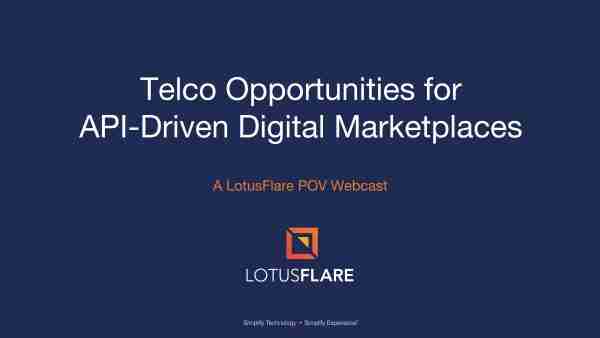 Telco Opportunities for Digital Marketplaces