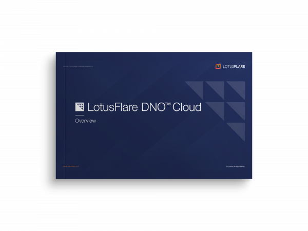 LotusFlare Digital Network Operator (DNO) Cloud Overview